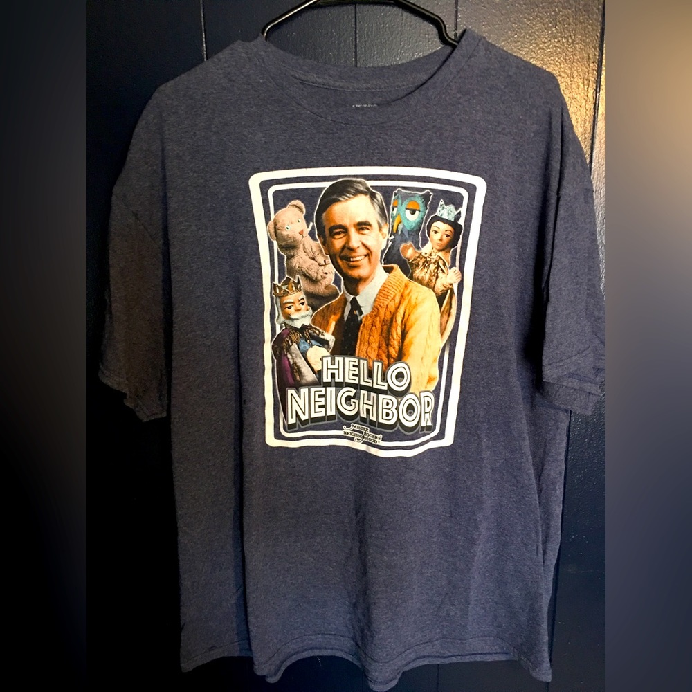 Mr Rogers Neighborhood “Hello Neighbor” Novelty T Shirt
